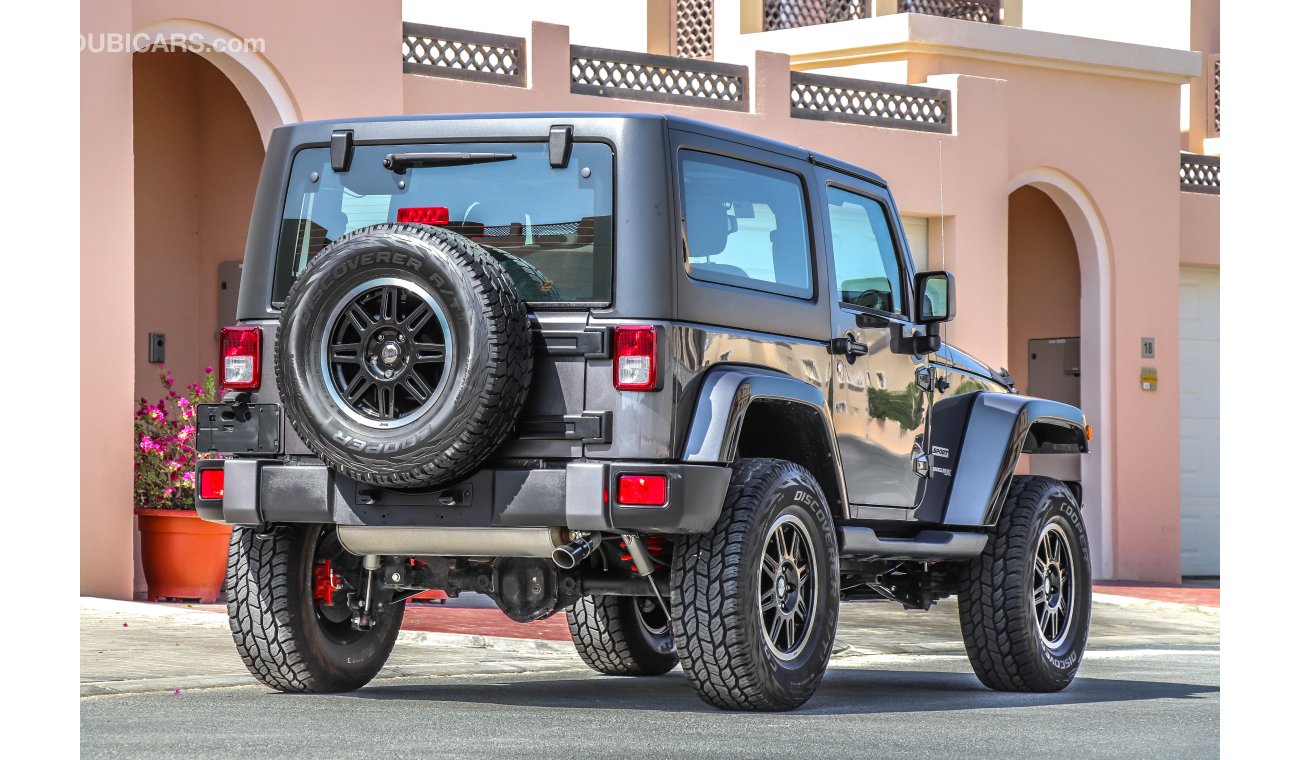 Jeep Wrangler Sport “Magnum Edition” 2018 AED 1940 P.M with 0 % D.P