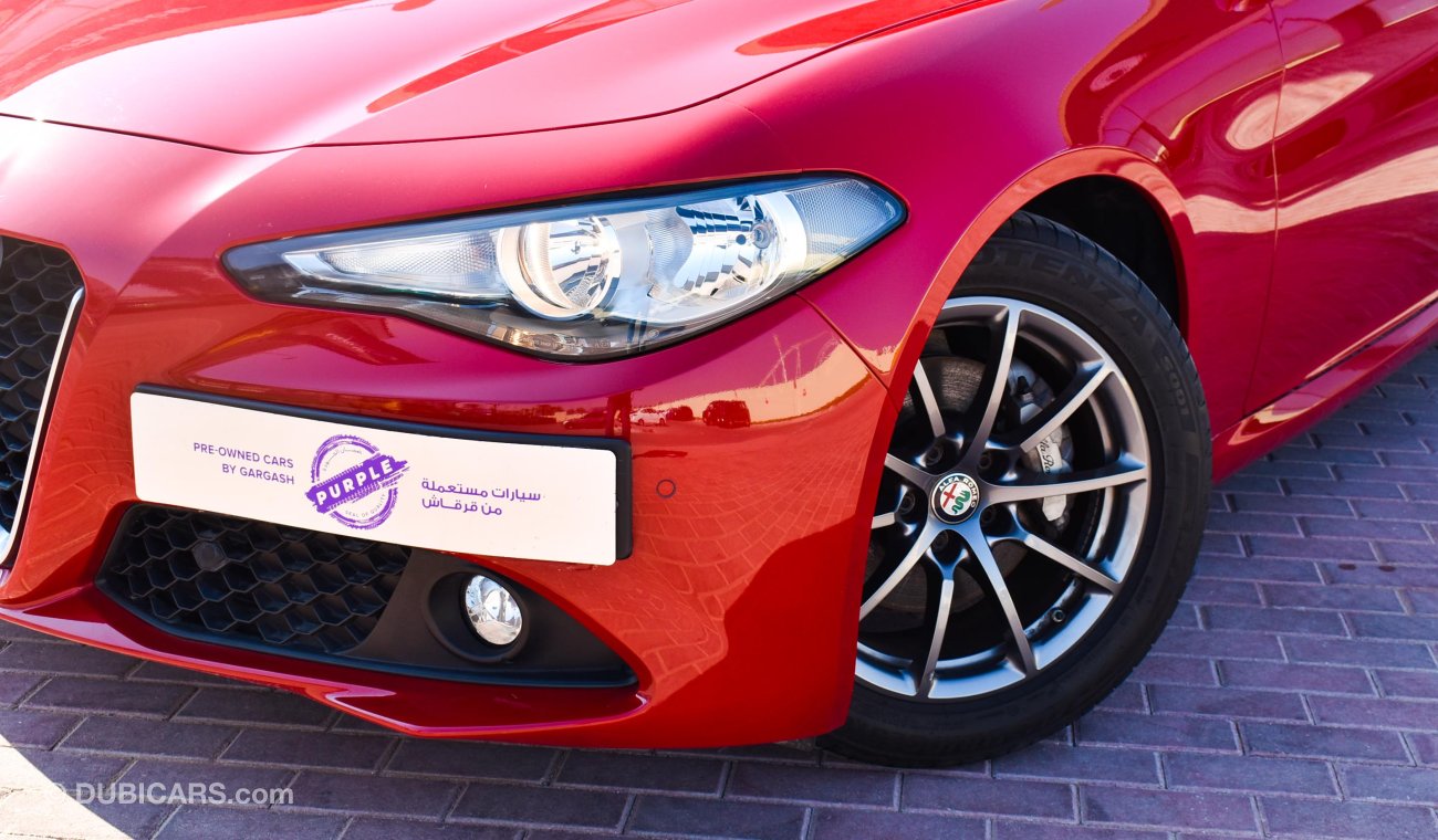 ألفا روميو جوليا S - Service History, Warranty, Certified & Sold by Purple Pre-Owned Gargash Motors