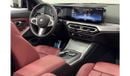 BMW 330i M-Sport 2023 BMW 330i M-Sport, 2028 BMW Warranty + Service Pack, Low Kms, GCC