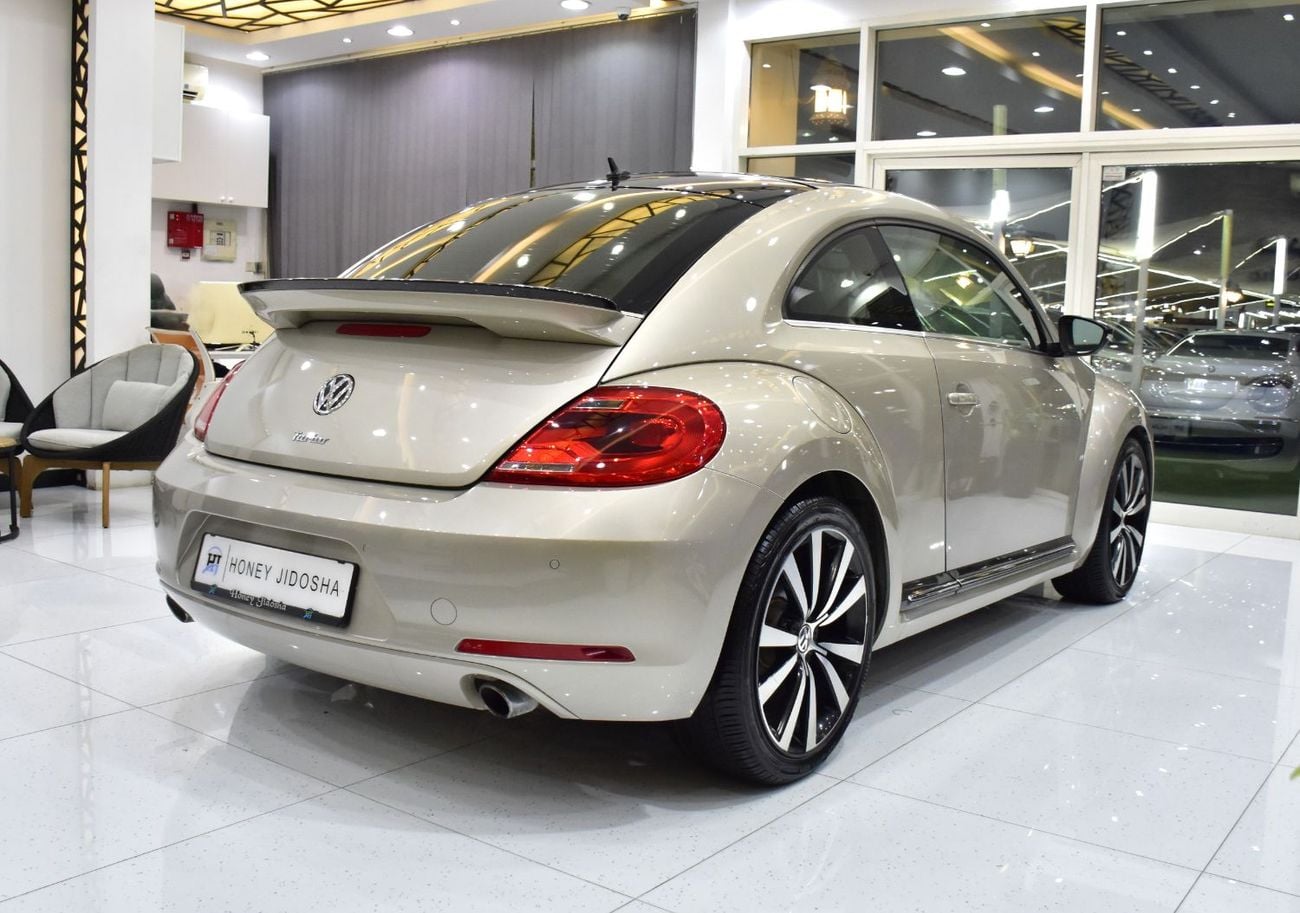 Volkswagen Beetle EXCELLENT DEAL for our Volkswagen Beetle Turbo ( 2016 Model ) in Beige Color GCC Specs