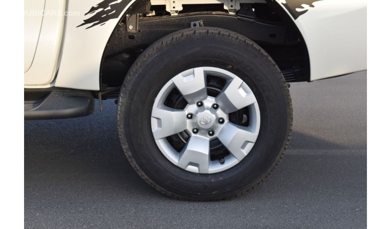 تويوتا هيلوكس 2022 MODEL: TOYOTA HILUX 2.4L 4x4 M/T STD,  CHROME BUMP, 5 STR