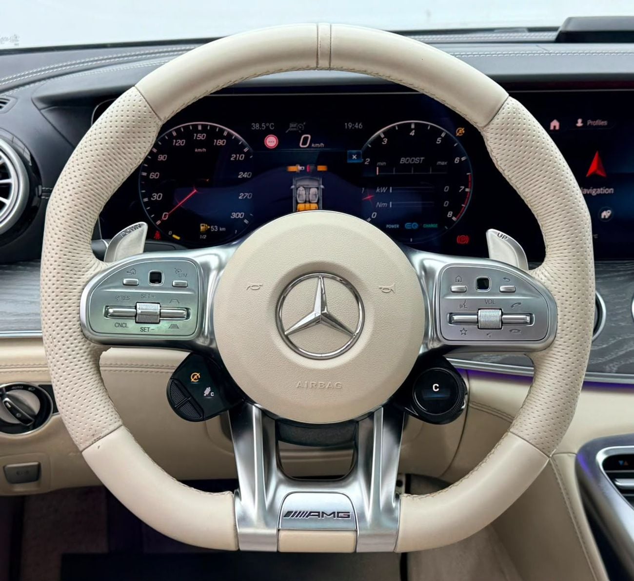 مرسيدس بنز AMG GT 2021 Mercedes-AMG GT53 Black Edition, Warranty, Excellent Condition, Japan Specs
