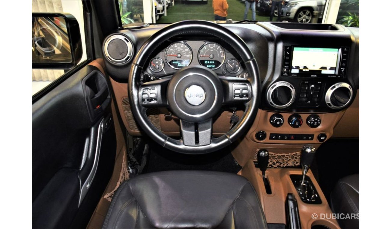Jeep Wrangler AMAZING Jeep Wrangler Unlimited SAHARA 2015 Model!! in Dark Green Color! American Specs