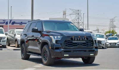 تويوتا سيكويا Toyota Sequoia Brand New Toyota Sequoia TRD PRO 3.5L | Black/Black | 2023 | Petrol-Hybrid | For Expo