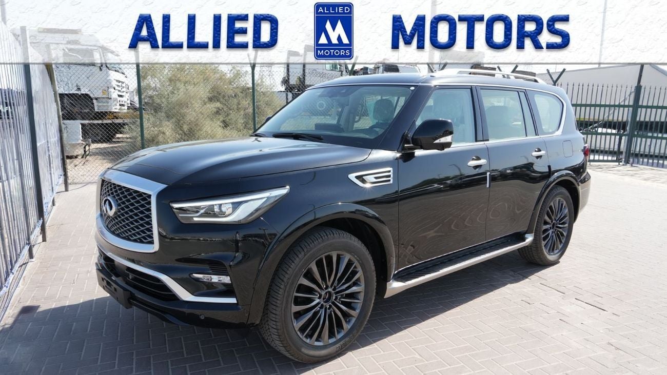 Infiniti QX80 SENSORY BENCH CHAIRS 2024 INFINITI QX80 LUXURY SENSORY PROACTIVE 5.6L V8 4WD 8-SEATS BRAND NEW 0KM