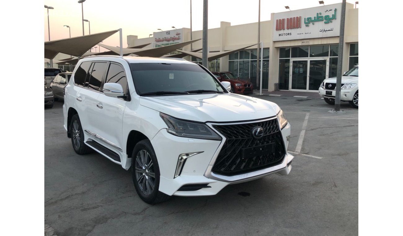 Lexus LX570 Model 2015 face change 2020  GCC car prefect condition full option low mileage