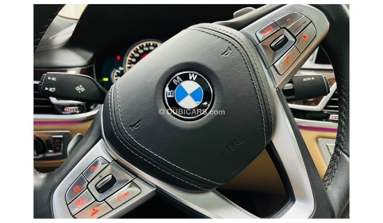 BMW 740Li Exclusive GCC .. FSH .. Perfect Condition .. V6 .. Top Range .