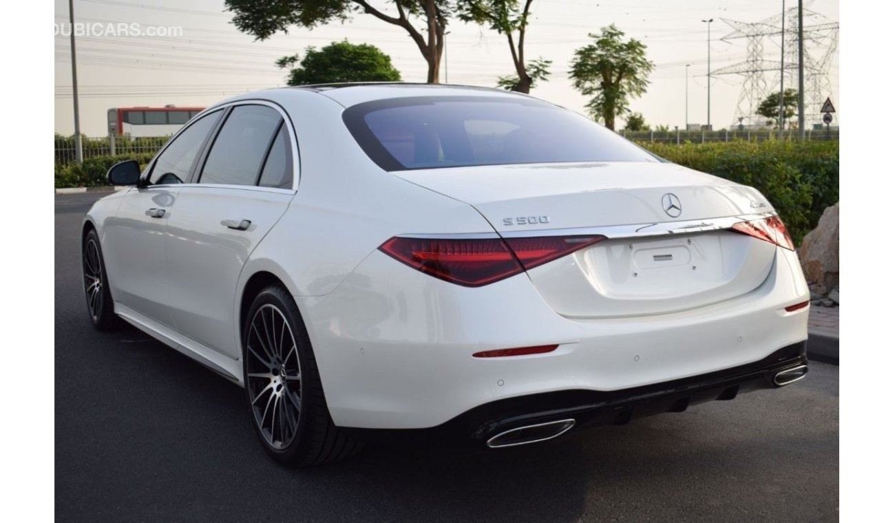 مرسيدس بنز S 500 4MATIC 2021 BRAND NEW RED INTERIOR  AED599000 EXPORT PRICE