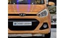 Hyundai Grand i10 EXCELLENT DEAL for our Hyundai Grand i10 1.2L ( 2016 Model ) in Orange Color GCC Specs