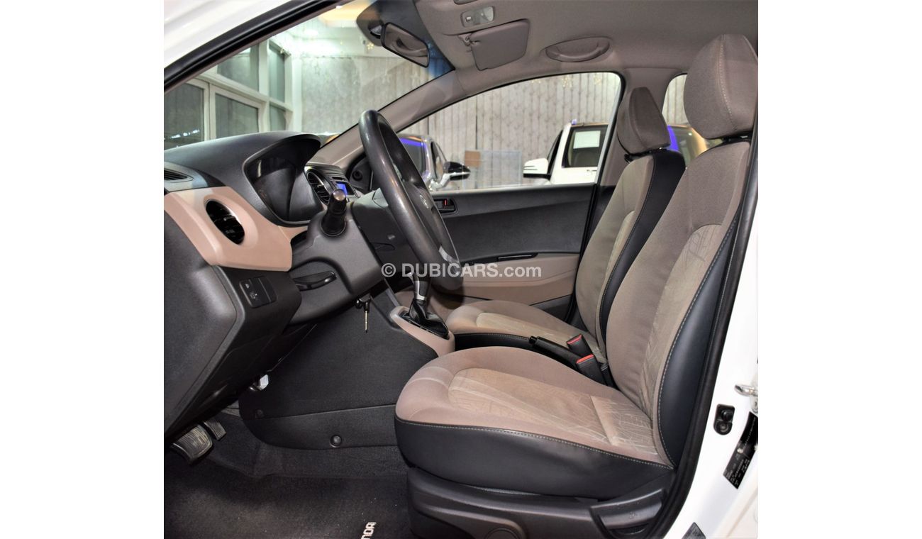 Hyundai i10 ORIGINAL PAINT ( صبغ وكاله ) ONLY 81,000KM Hyundai i10 2015 Model!! in White Color! GCC Specs