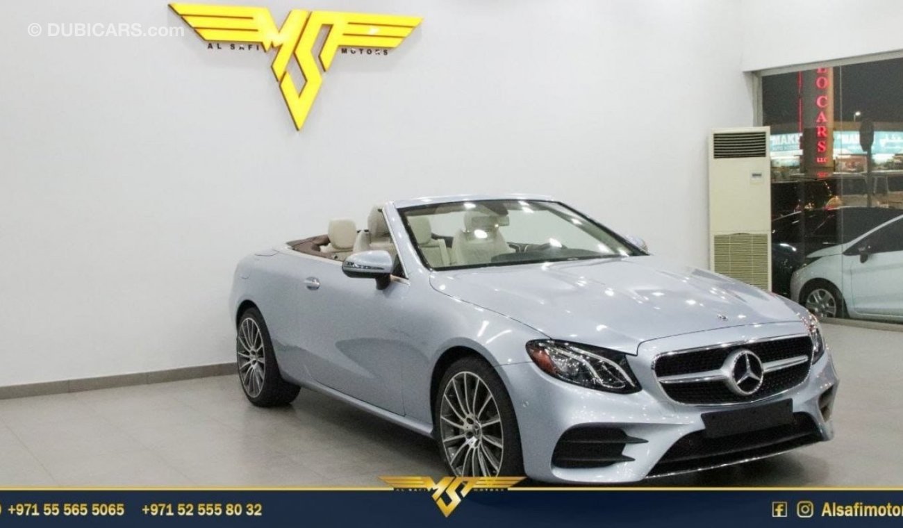 مرسيدس بنز E 400 كوبيه SOFT TOP CONVERTIBLE - 2018 - UNDER WARRANTY - IMMACUALTE CONDITION