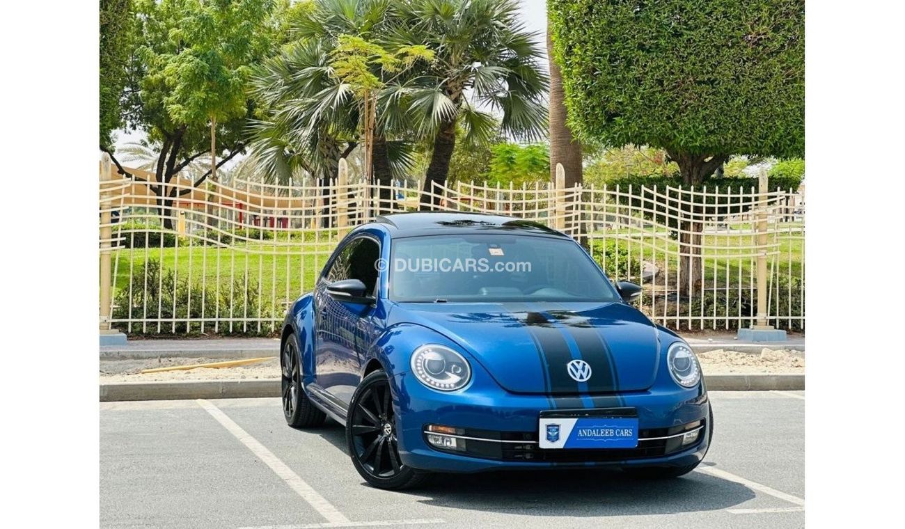 فولكس واجن بيتيل 940 PM || BEETLE 2.0 TURBO CHARGED || GCC || AVAILABLE ON 0% DP || FULL SERVICE HISTORY || R-LINE