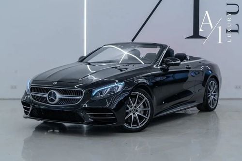 مرسيدس بنز S 560 AMG 2018 Mercedes Benz S560 AMG Cabriolet, Warranty, Fully Loaded, Very Low Kms, Excellent Condition