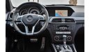 Mercedes-Benz C 63 Coupe 2,589 P.M | 0% Downpayment | Full Option | Low Kms!