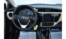 Toyota Corolla 1.6L SE 2017 GCC SPECS WITH DEALER WARRANTY