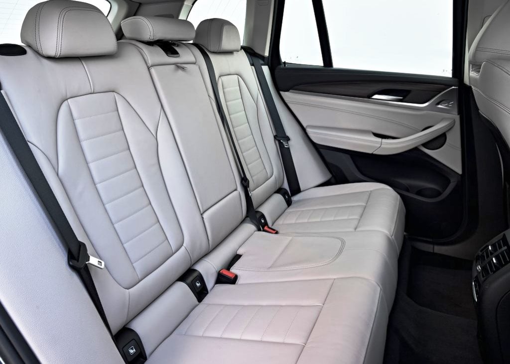 BMW X3 interior - Rear Seats