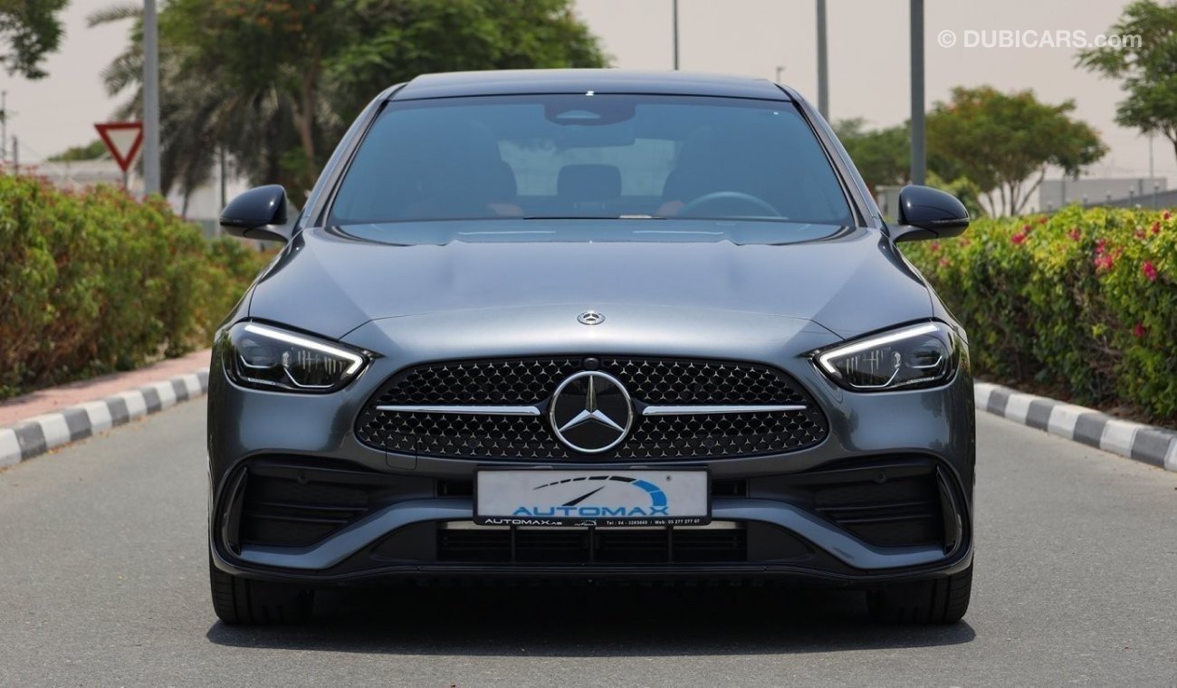 مرسيدس بنز C200 “Baby S-Class” , NIGHT PACKAGE , 2022 , 0Km , With 3 Yrs or 100K Km WNTY