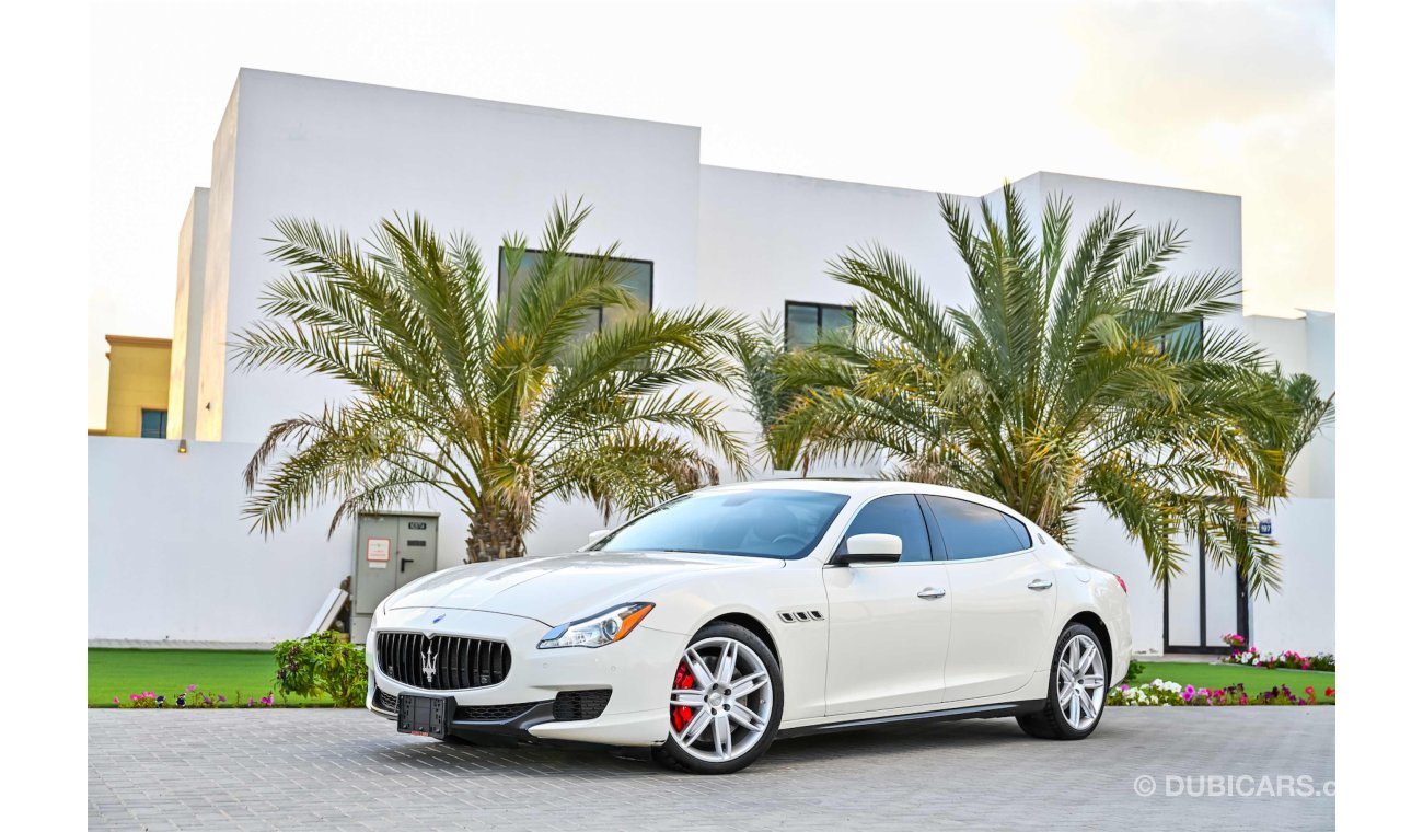 Maserati Quattroporte GTS - Fully Loaded - Full Agency History - AED 2,233 PM! - 0% DP