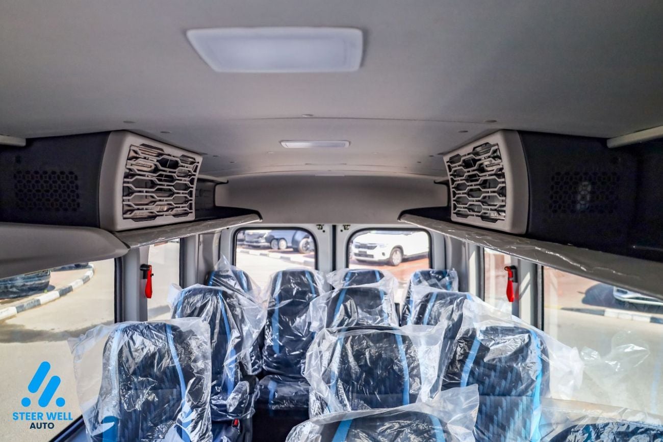 فورس أوربانيا 2026 GCC Specs | 14-Seater | 2.6L Turbo DSL | High Roof | 5 Speed MT | Passenger Van | For Export