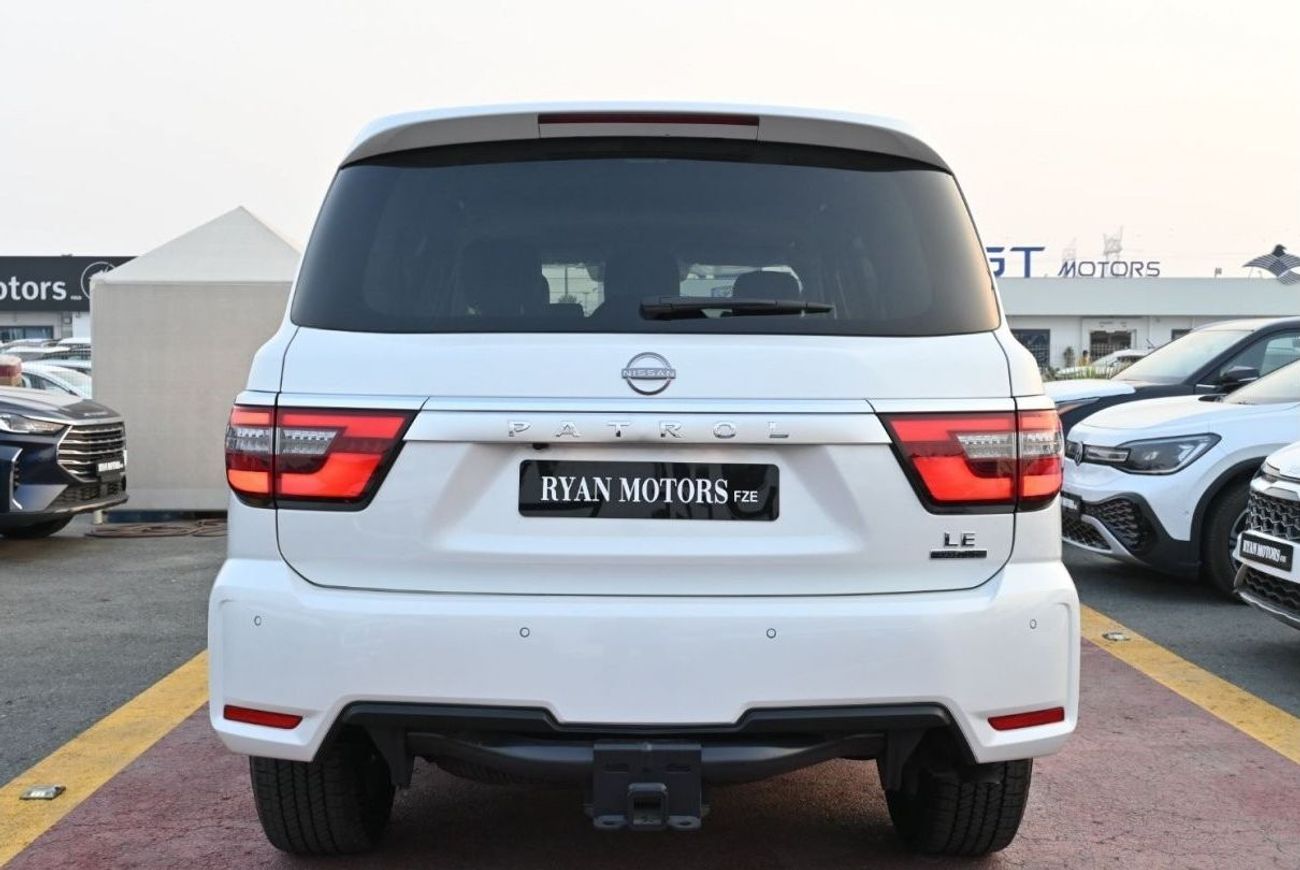 Nissan Patrol Nissan Patrol LE 5.7L V8 Petrol Model 2023 Color White , 360 Camera, Cruiser Control, Memory Driver