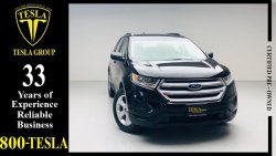 Ford Edge LEATHER SEATS + NAVIGATION + AWD / GCC / 2017 / WARRANTY + SERVICE UNTIL 30/5/2023 / 1146 DHS P.M.
