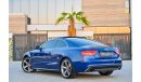 أودي A5 S-line Coupe | 1,351 P.M |  0% Downpayment | Full Option | Spectacular Condition!