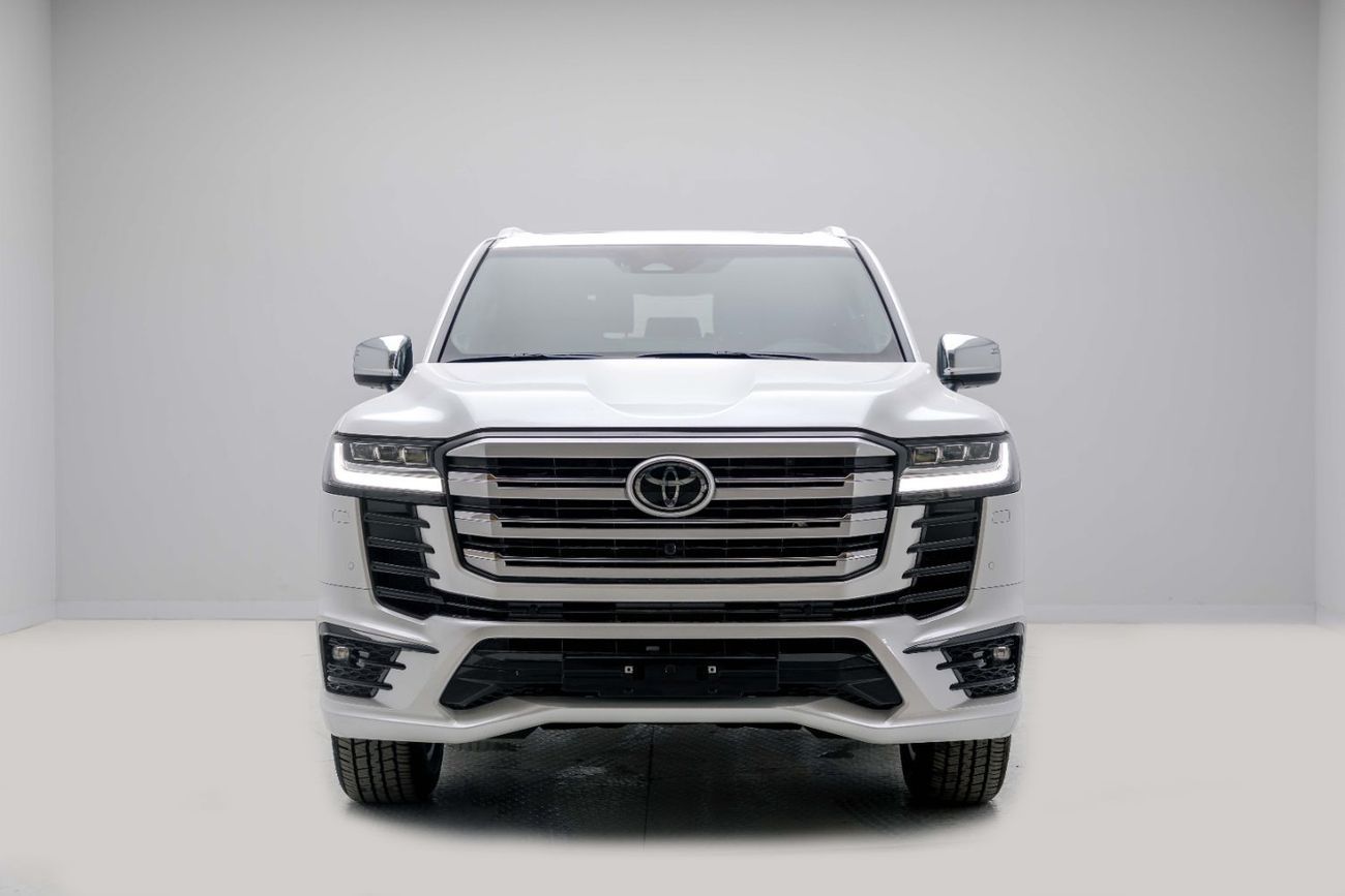 Toyota Land Cruiser VXR 3.3L - Precious White Pearl Inside Black & Dark Red | Export Only