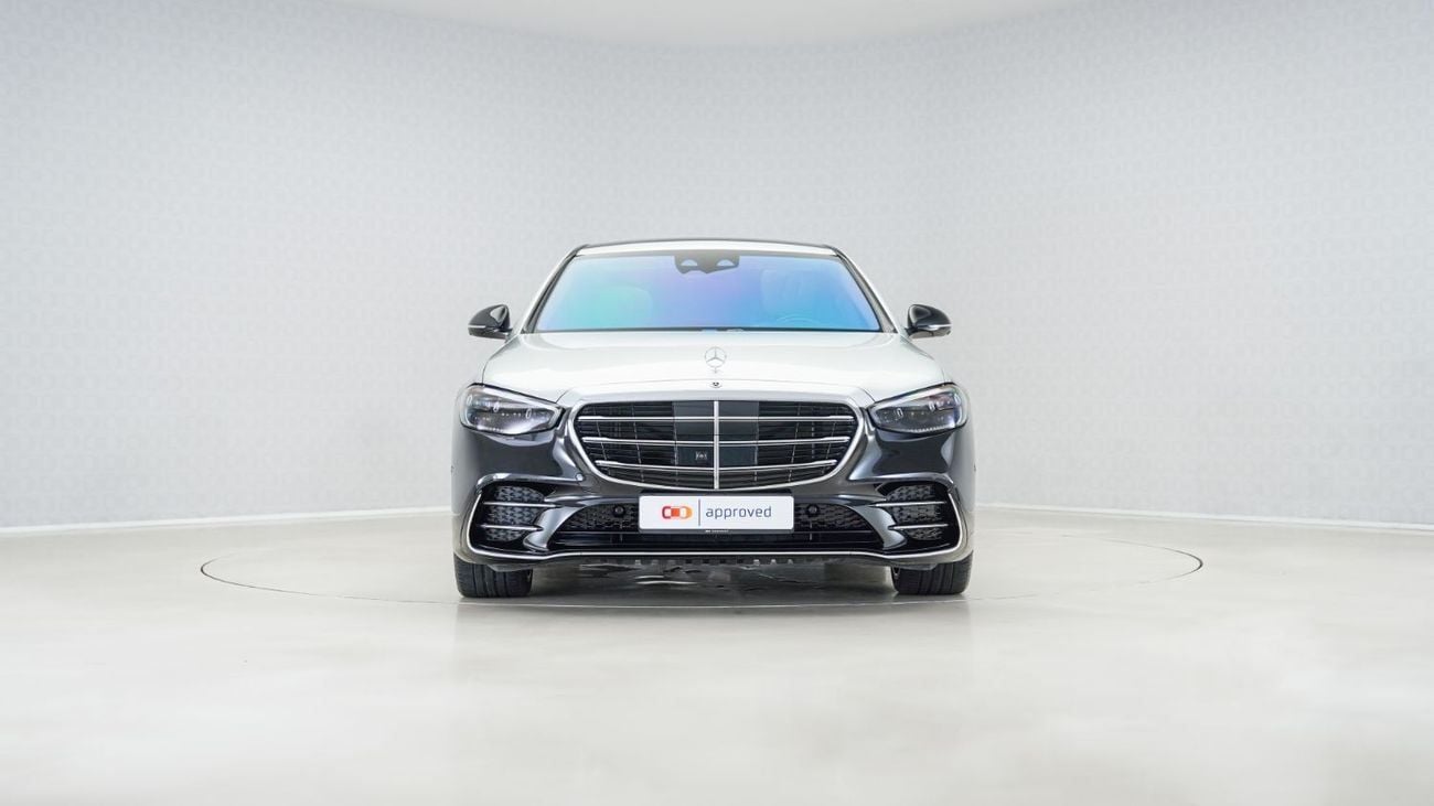 Mercedes-Benz S 500 S500 AMG Line | AED 7,826 PM | Warranty & Service March 2029 | GCC