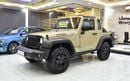 Jeep Wrangler EXCELLENT DEAL for our Jeep Wrangler JK Willys ( 2018 Model ) in Beige Color GCC Specs