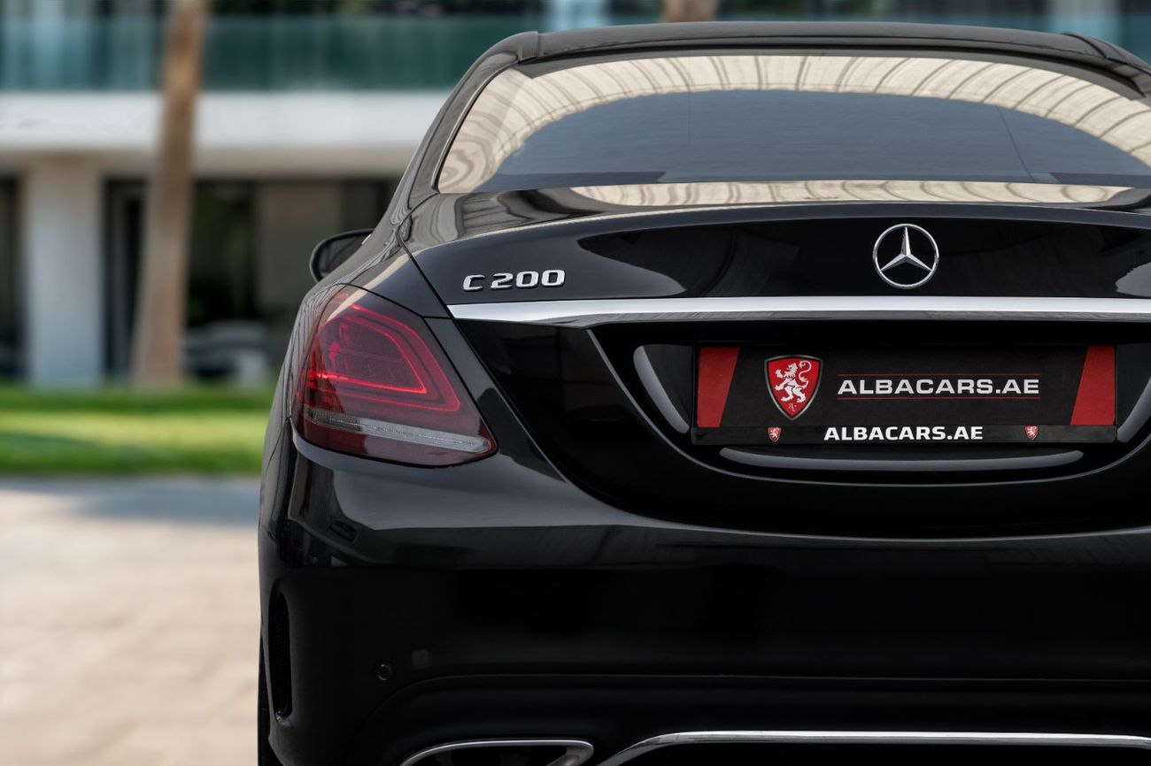 مرسيدس بنز C 200 C200 | 1,959 P.M | 0% Downpayment | Immaculate Condition!