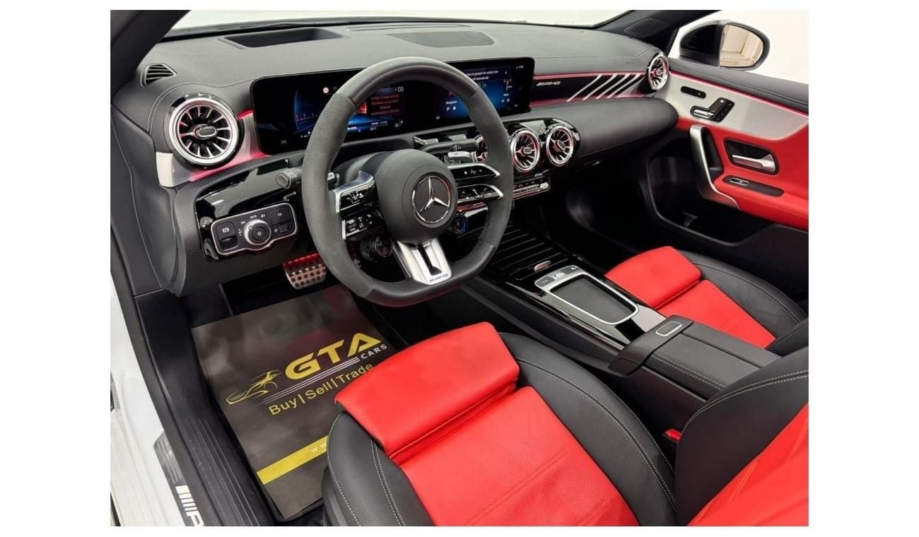 مرسيدس بنز A 35 AMG 2024 Mercedes A35 AMG Aerodynamic kit, Jan 2029 Mercedes Warranty, Excellent Condition, GCC