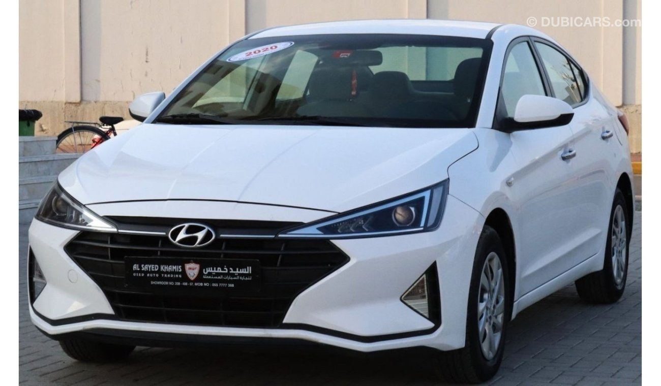 Hyundai Elantra GL Hyundai Elantra 2020 GCC in excellent condition without accidents