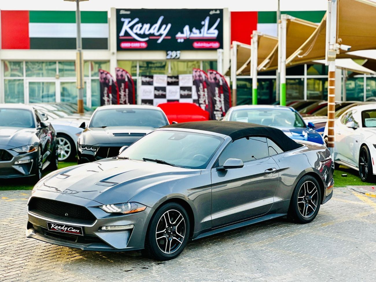 فورد موستانج Ecoboost Convertible | Monthly 1100/- | 0% DP | Blindspot | Fog Lights | # 05686