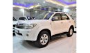 تويوتا فورتونر EXCELLENT DEAL for our Toyota Fortuner SR5 V6 ( 2010 Model! ) in White Color! GCC Specs