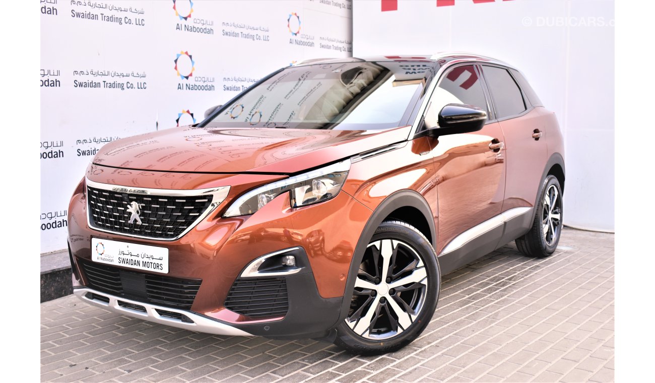 Peugeot 3008 AED 1956 PM | 16L GT LINE GCC AGENCY WARRANTY