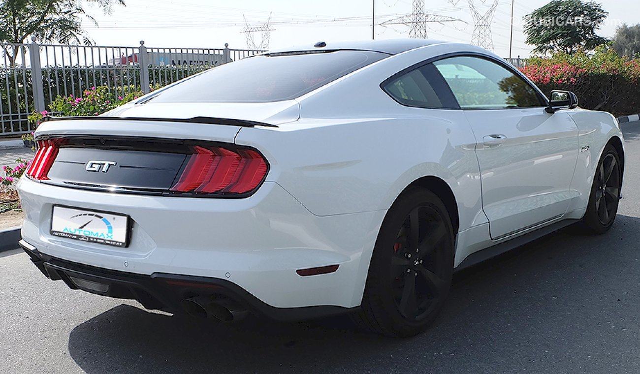 Ford Mustang 2019 GT Premium 5.0 V8 GCC, DIGITAL CLUSTER, 0km w/ 3Yrs or 100K km WTY + 60K km Service @ Al Tayer