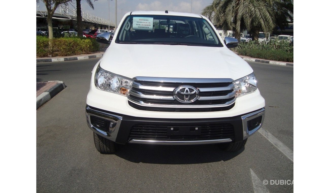 Toyota Hilux Double Cab Manual Transmission with power window, Auto AC For Export Only(2019 Model)