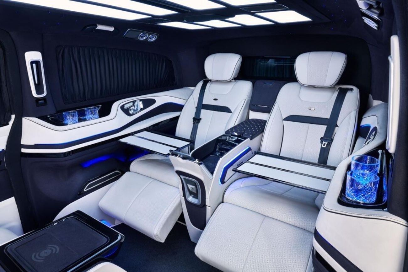 Mercedes-Benz V 250 B6 LEVEL ARMORED VVIP MERCEDES V250 GCC with VB Air Suspension - 2 Years Warranty by VLINE Design