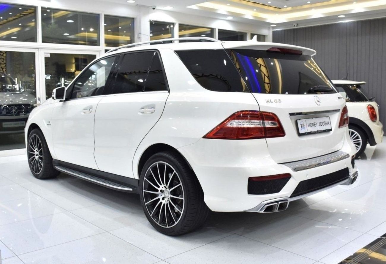 مرسيدس بنز ML 63 AMG EXCELLENT DEAL for our Mercedes Benz ML63 AMG ( 2015 Model ) in White Color GCC Specs