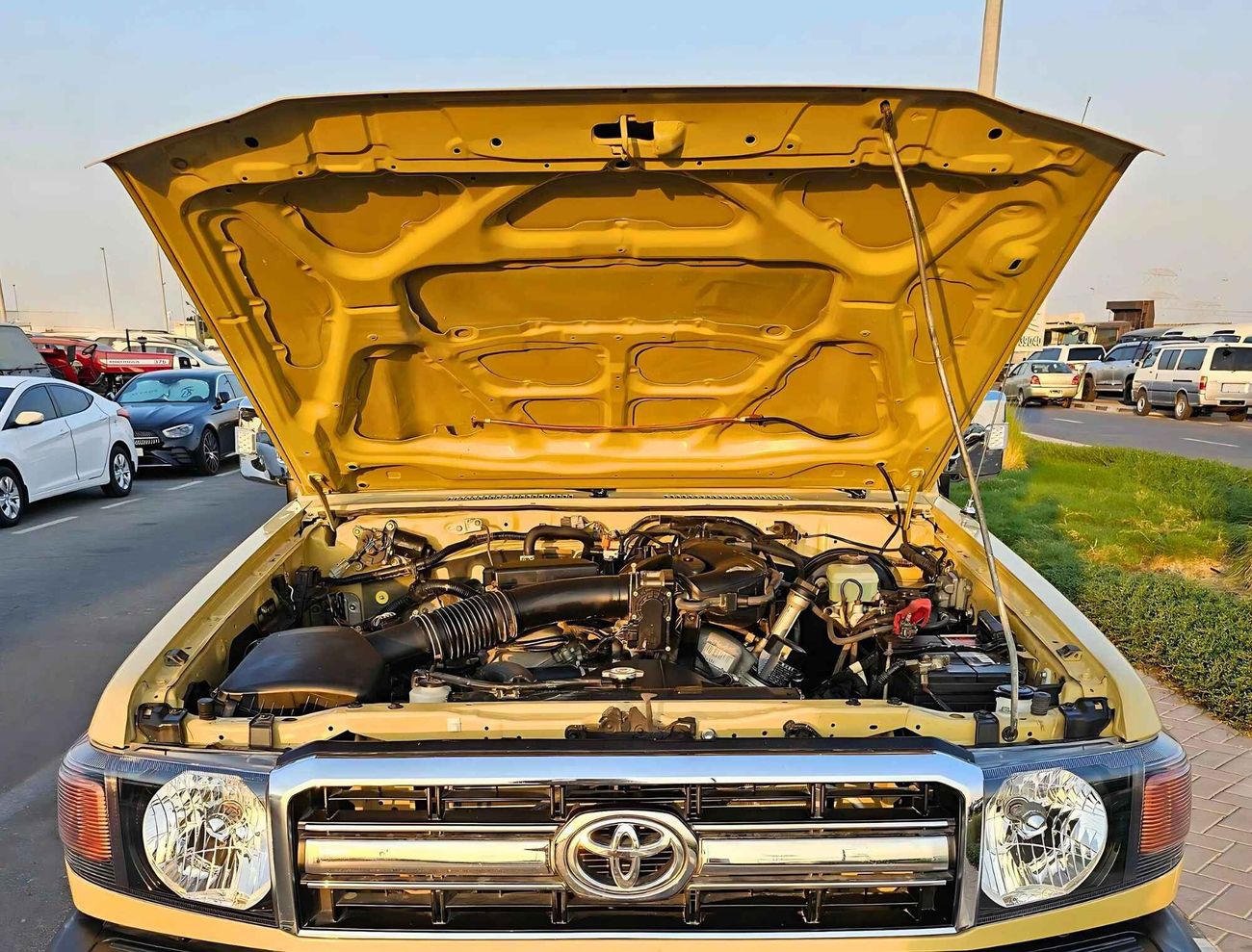 تويوتا لاند كروزر بيك آب / 4 DOOR/ PATROL MANUAL V6/ EXPORT ONLY/ LOT# 69619