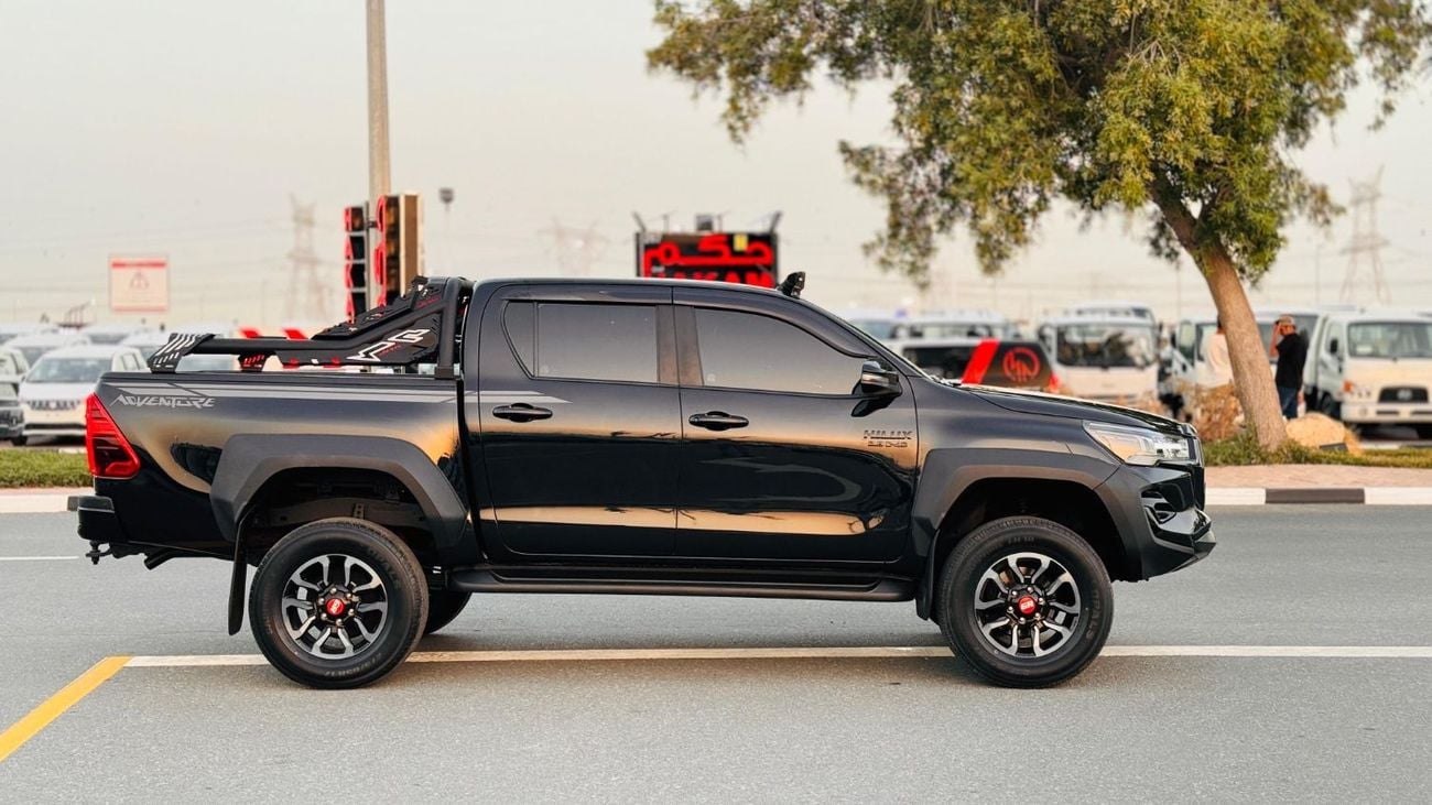 Toyota Hilux MODIFIED TO 2024 GR SPORTS | ROOF TOP LED LIGHTS | BLACK BEAST | 2.8L DIESEL | RHD | ELECTRIC SEAT |