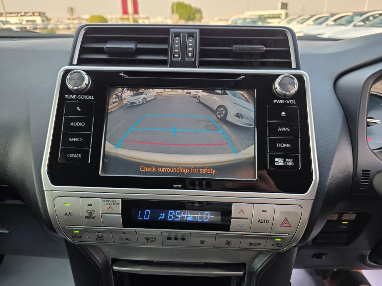 Toyota Prado diesel 2.8 liter automatic gear with back camera leather power seats