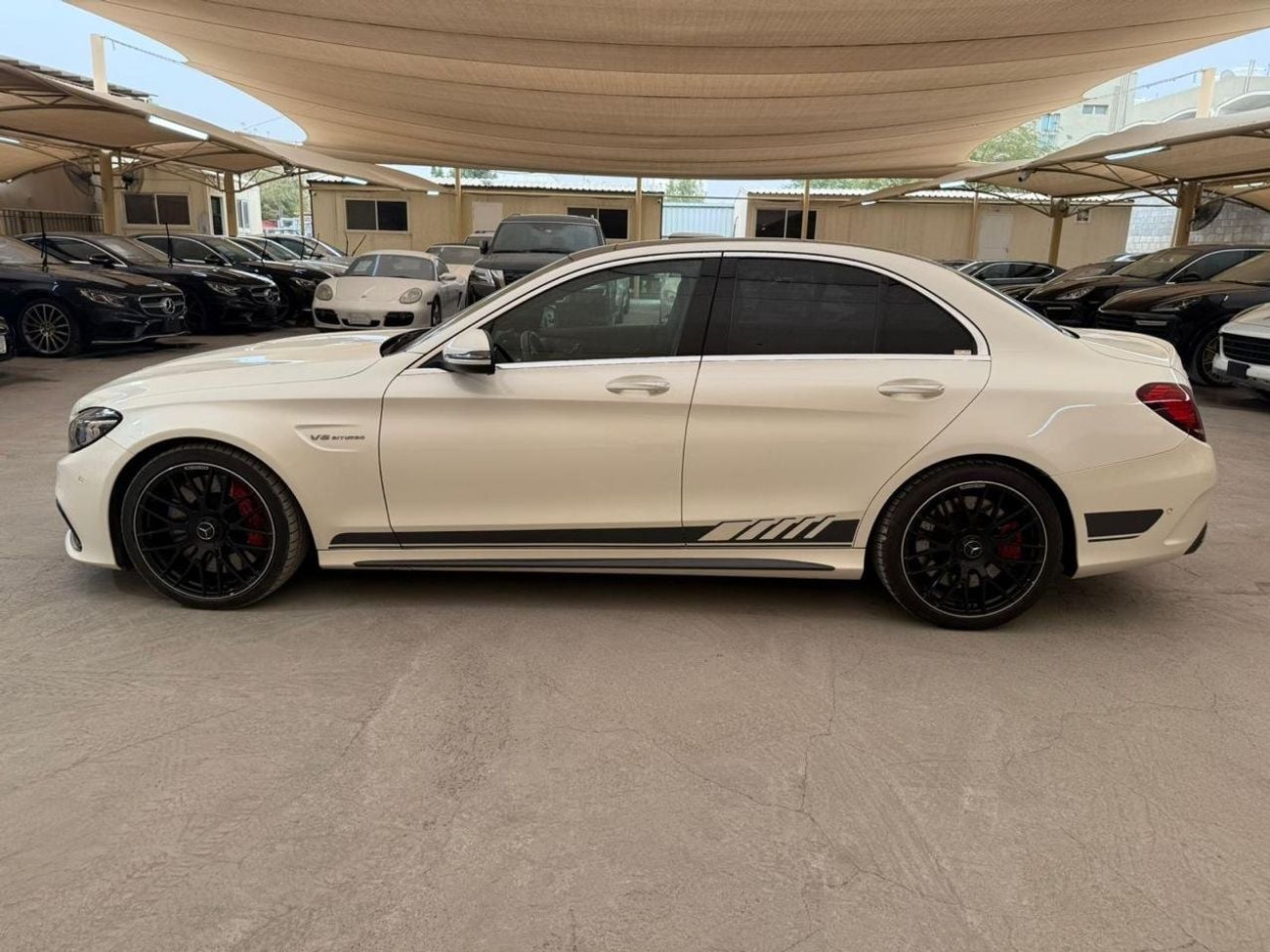 Mercedes-Benz C 63S AMG Std 4.0L Sedan | FULL SERVICE HISTORY | PEARL WHITE | BURMESTER SOUND SYSTEM