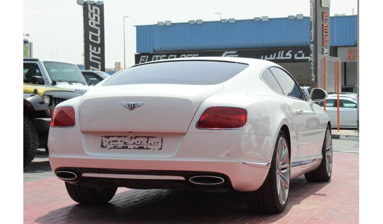 Bentley Continental GT W12 GT SPEED 2013 GCC LOW MILEAGE IN MINT CONDITION