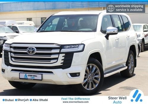 Toyota Land Cruiser VXR 2022 | LC 300 V6 - 4.0L 4WD WITH RADAR AERO KIT REAR ENTERTAINMENT -PETROL - A/T -EXPORT ONLY