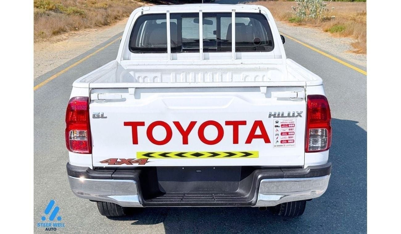 Toyota Hilux GL 2.7L Double Cab Utility 4WD MT  Reliable Condition / GCC Specs / Ready to Drive / Book Now!