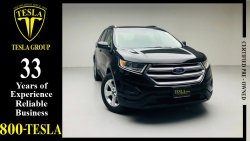 Ford Edge SEL + LEATHER SEATS + BIG SCREEN + AWD / GCC / 2017 / DEALER WARRANTY UP 30/05/2023 / 1,230 DHS P.M.
