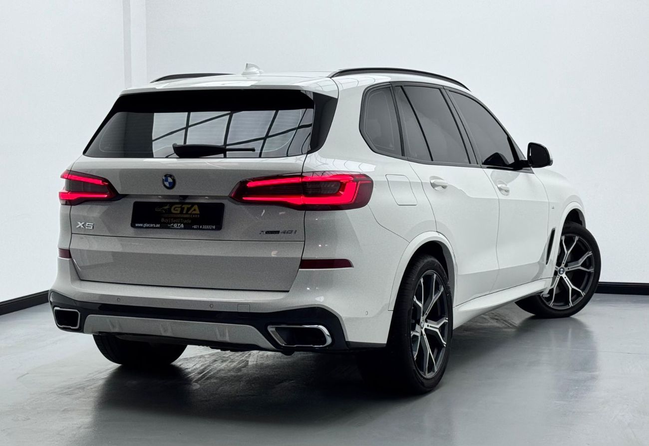 بي أم دبليو X5 2019 BMW X5 xDrive40i M-Sport, BMW service contract Warranty, BMW Full Service History, GCC