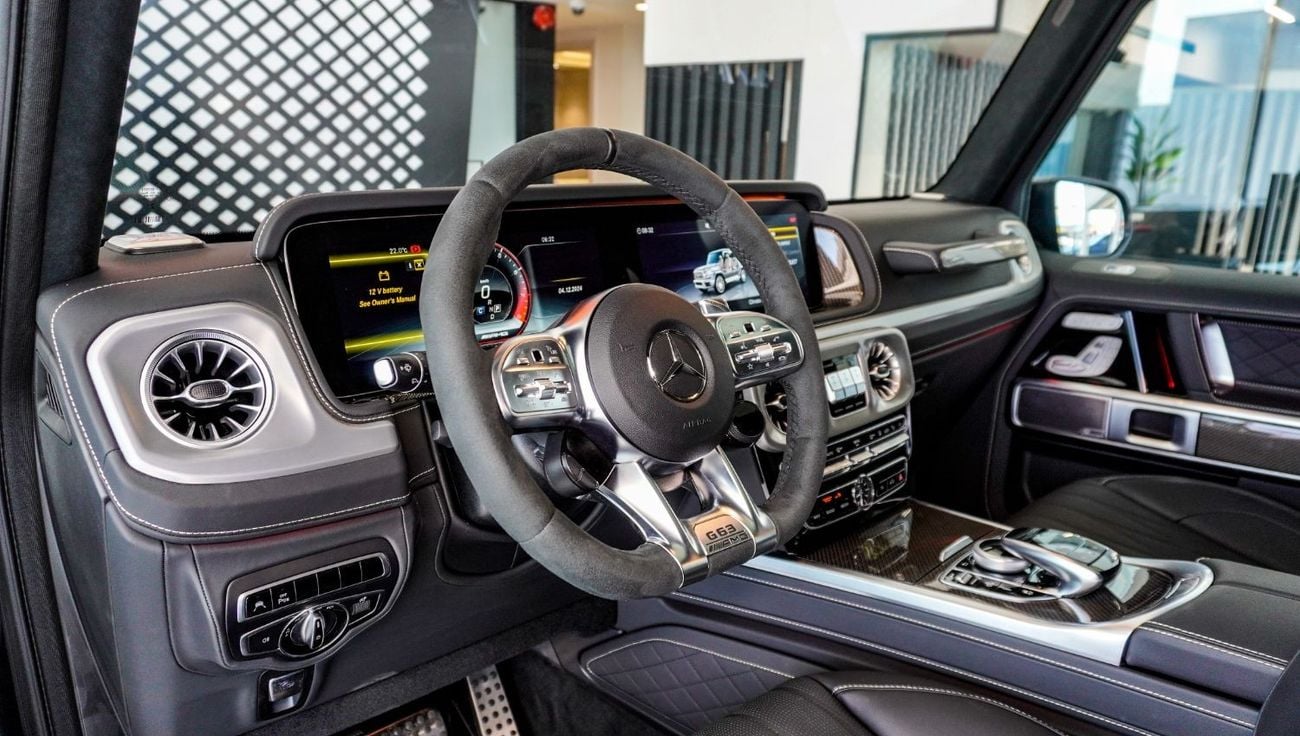 Mercedes-Benz G 63 AMG Mercedes G63 |Night Black Magno |Gold Topstitching Interior |2024 |GRAND EDITION | LIMITED 1 of 1000