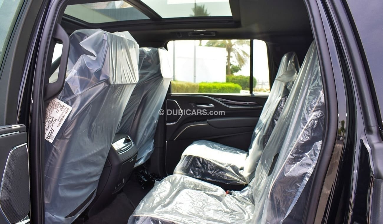 Cadillac Escalade Cadillac Escalade Sport ESV V8 4WD | Black Interior with Rear Entertainment | GCC Specs | 2023